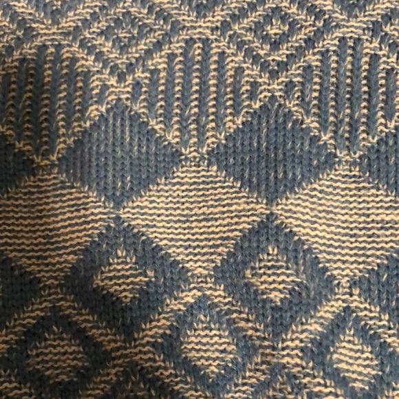 blue patterned sweater - Picture 2 of 5